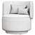 Amaia Swivel Chair: Stylish Comfort for Your Space 3D model small image 4