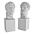 Marble Greek Head Sculpture 3D model small image 3