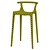 Modern Max Elka Stool: Realistic 3D Model with High-Resolution Textures 3D model small image 4