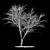 Snow-Covered Rowan Tree Sculpture 3D model small image 1