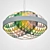 Stylish TINT Designer Chandelier 3D model small image 2