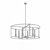 Beckman Round Chandelier: Elegant and Stylish 3D model small image 2