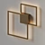 Traverse Square LED Wall Sconce 3D model small image 2