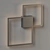 Traverse Square LED Wall Sconce 3D model small image 3