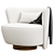 Brazilian Lounge Chair: Exquisite Design by Vasconcellos & Barreto 3D model small image 1