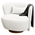 Brazilian Lounge Chair: Exquisite Design by Vasconcellos & Barreto 3D model small image 4