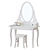 Modern White Dressing Table Set 3D model small image 5