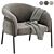 Elegant Comfort: BELLY Armchair 3D model small image 2