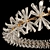 Sparkling Crystal Ring Chandelier 3D model small image 2