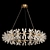 Sparkling Crystal Ring Chandelier 3D model small image 3