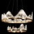 Embossed Chandelier: REGINA L 3D model small image 1