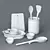 TurboSmooth Ceramic Kitchen Set 3D model small image 4