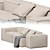 Bonaldo Peanut Sofa: Sleek and Stylish 3D model small image 4