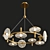 Elegant CECILIA Chandelier: Captivating Illumination 3D model small image 1