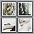 Modern Classic Picture Frame Set 3D model small image 3
