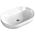 Elegant White Sink: Art & Max AM5415-W 3D model small image 1