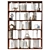 Moscova Bookcase: Sleek Walnut Design 3D model small image 1