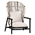 Elegant Fern Armchair 3D model small image 2