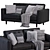 Ikea Landskrona Leather Sofa+: Stylish and Durable 3D model small image 4