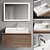 Modern Duravit L-Cube Vanity Set 3D model small image 1