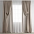 Poly Curtain Model | High Quality 3D | Multiple Formats 3D model small image 1