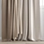 Poly Curtain Model | High Quality 3D | Multiple Formats 3D model small image 2