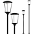 Pharos Outdoor Street Lamp - Elegant Illumination for Your Outdoor Space 3D model small image 1