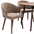 Elegant Alisia Dining Chair and Atlas Table Set 3D model small image 4
