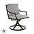 Aristo Swivel Rocker Chair 3D model small image 1