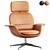 Contemporary Leather Armchair 3D model small image 2