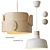 Modern Birch Pendant Lamp with Unique Design 3D model small image 1