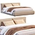 Luxury Lomo Bed: Elegant and Stylish 3D model small image 2