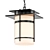 Sleek Outdoor Pendant: Banded 3D model small image 1