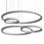 Henge Light Rings Pendant 3D model small image 3