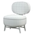 Modern Bun Chair Plus Design 3D model small image 4