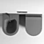 Ceramica Nova Metropol Rimless 3D model small image 3