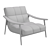 Elegant Minotti FYNN Armchair 3D model small image 4