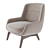 Luxury Belt Armchair: Exquisite Comfort & Style 3D model small image 3