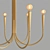 Elegant Swoop Arm Chandelier 3D model small image 2