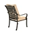 Elegant Azhur Dining Armchair 3D model small image 2