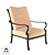 Elegant Azhur Armchair - Stylish and Comfortable 3D model small image 1