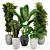 Indoor Green Oasis: High-Quality Plant Collection 3D model small image 1