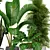 Indoor Green Oasis: High-Quality Plant Collection 3D model small image 2
