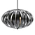 Woodstock Black Pendant Light 3D model small image 1