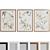 Modern Style Marble Picture Frame Set 3D model small image 1