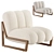 Humbert et Poyet Theodore Armchair: Chic and Elegant 3D model small image 1