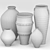 Elegant Vase Collection: 5 Unique Designs 3D model small image 5