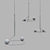 Elegant Luminary: "Na Linii" Pendant Lighting 3D model small image 3