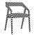 Katakana Chair: Sleek and Stylish Design 3D model small image 1