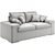 Magari Double Seat Sofa: Timeless Design & Superior Quality 3D model small image 5